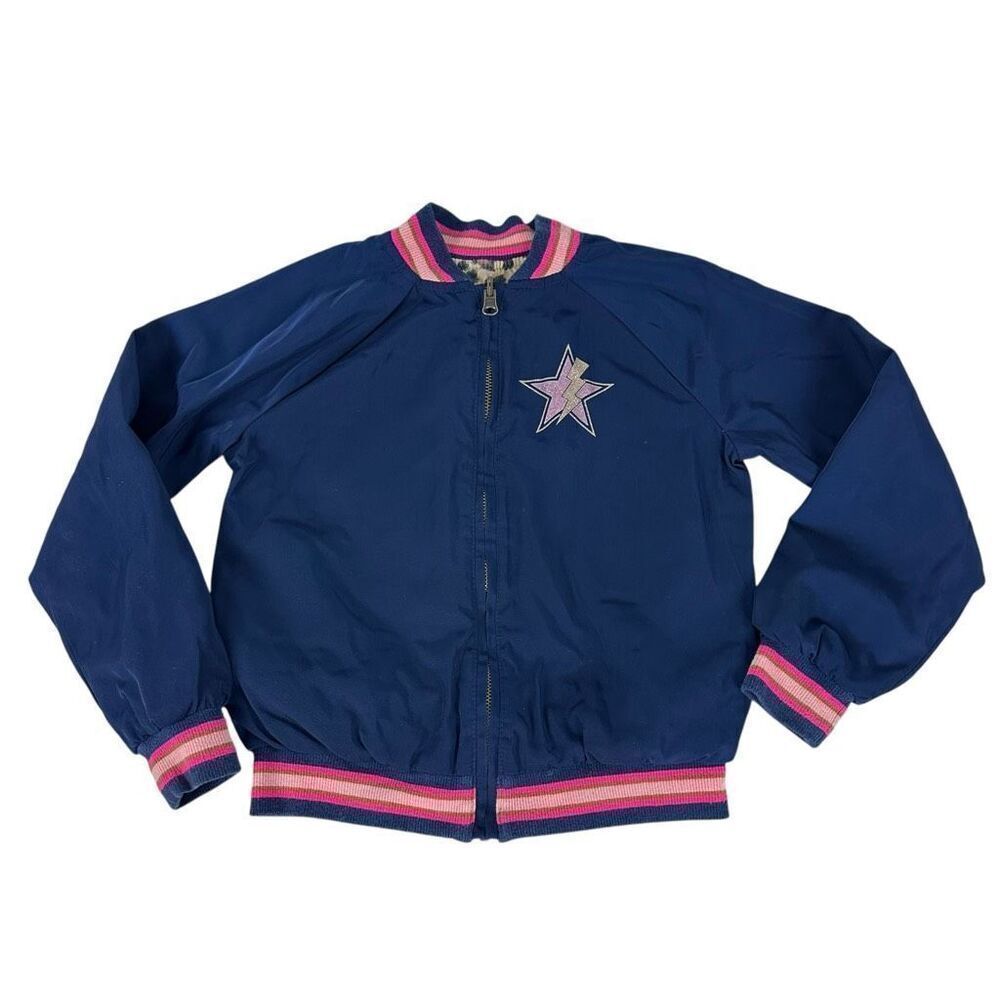 EPIC Threads Girls Small Lightweight Bomber Jacket Reversible